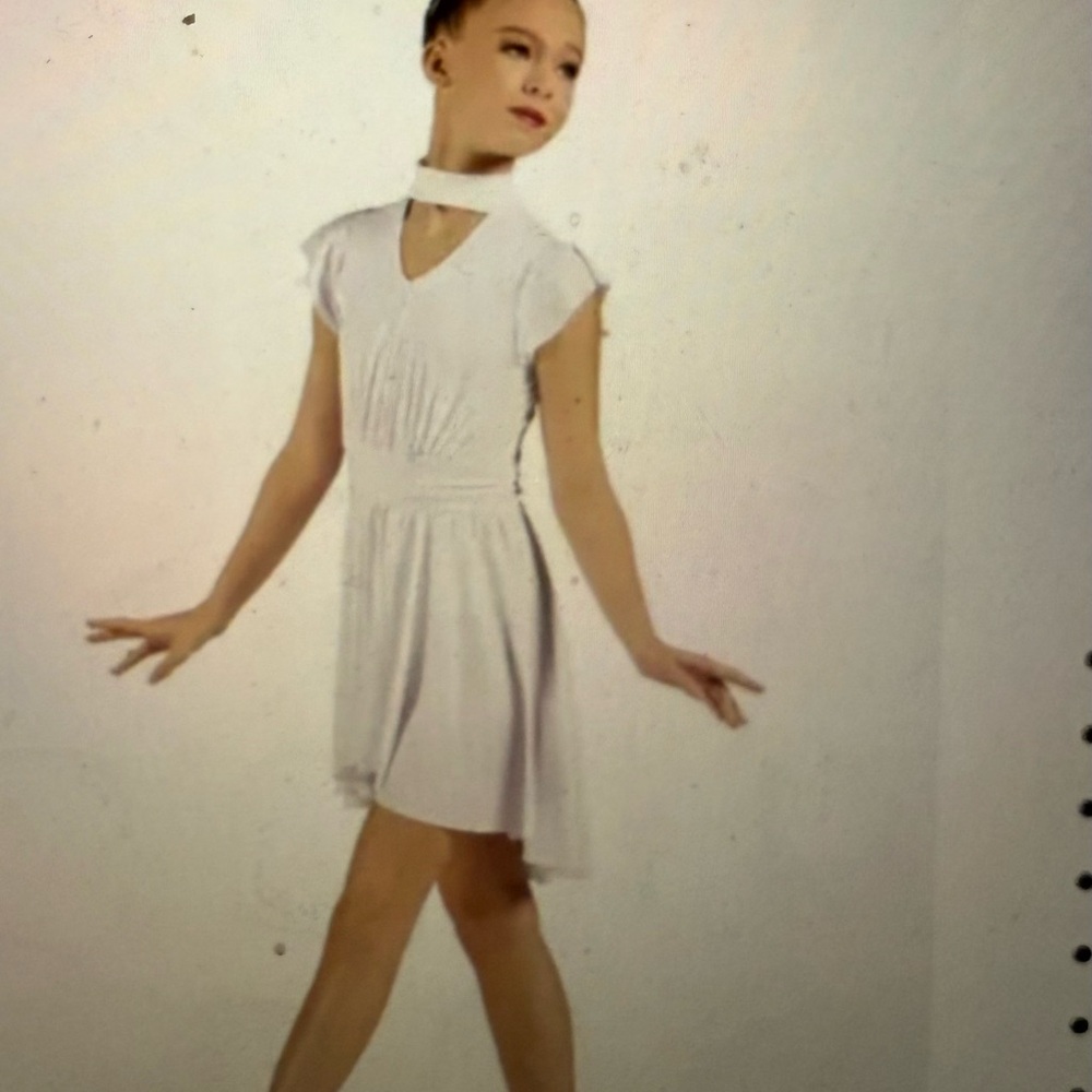 Weissman White Dance Costume Dress Atlas Hearing